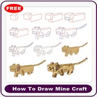 How To Draw Mine Craft poster