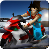Goku Hero Bike Stunts icon