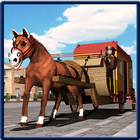 Horse Carriage Transport Sim icône