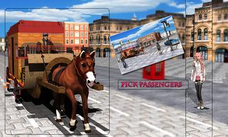 Horse Carriage Transport Sim Affiche