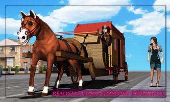 Horse Carriage Transport Sim capture d'écran 2