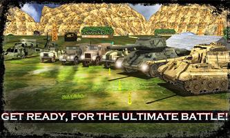 Tank Battle Warfare Mission 3d पोस्टर