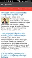 Berita Indonesia RSS capture d'écran 3