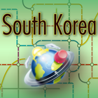 South Korea Map biểu tượng