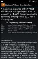 Southwire Volt Drop Calculator screenshot 2