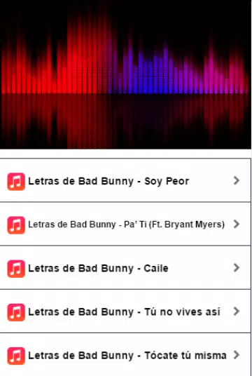 Bad Bunny - Letras de Soy Peor APK للاندرويد تنزيل