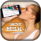 Drink Milk FREE Prank ícone