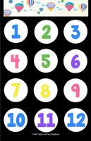 learn French numbers game poster