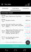 CalorieTrainer, weight advisor capture d'écran 1