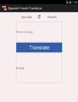 Spanish French Translator الملصق