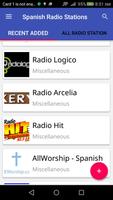 1 Schermata Spanish Radio Stations
