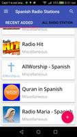 2 Schermata Spanish Radio Stations