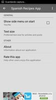 Spanish Recipes App syot layar 2