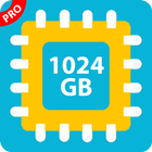 1024 GB Storage Space Cleaner: 1024 GB RAM Booster آئیکن