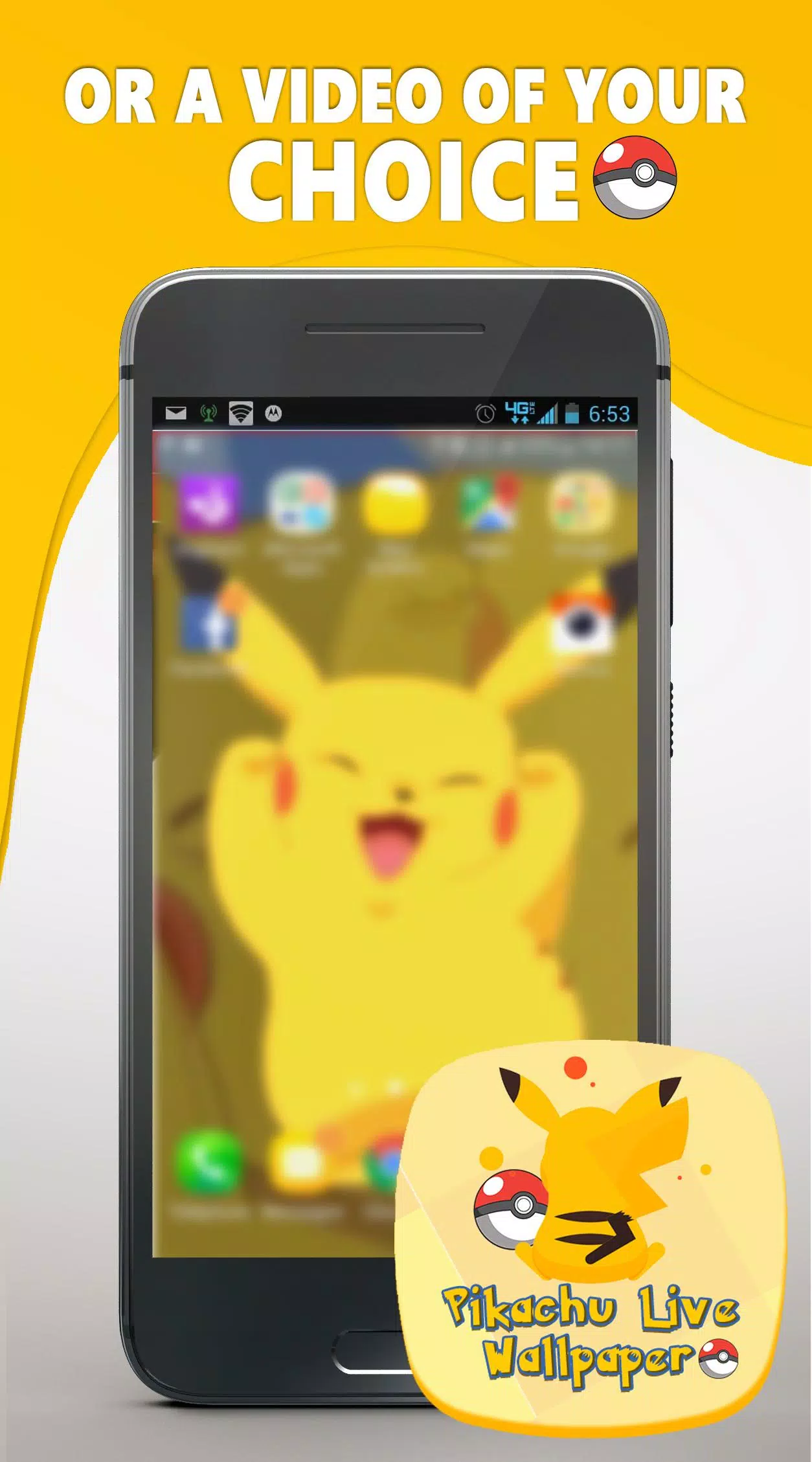 Pikachu Live video Wallpaper APK for Android Download