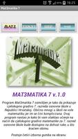 Matematika 7 osnovna škola poster