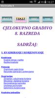 Matematika 8 osnovna škola capture d'écran 1