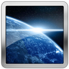 Earth Space HD Live Wallpaper icône