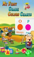 My First Grade Colors Charts Affiche