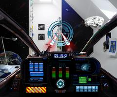 Star Fighter XWing Cockpit Simulator Blaster captura de pantalla 2
