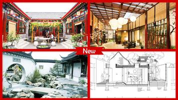 Chinese Traditional House Design Affiche