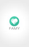 FAMY - family chat & location poster