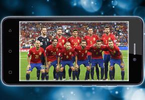 Fond d'écran de l'équipe d'Espagne -coupe du monde capture d'écran 1