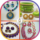 APK Latest Silk Thread Jewellery Designs