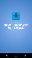 Video Downloader for Facebook Affiche