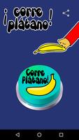 Corre Plátano! Button-poster