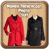 Women Trench coat Photo Suit icon