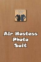 Air Hostess Photo Suit Affiche