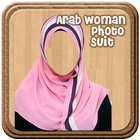 Arab Woman Photo Suit Zeichen