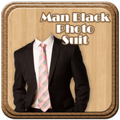Man Black Photo Suit icon