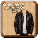 APK Man Leather Jacket Photo Suit