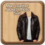 Man Leather Jacket Photo Suit