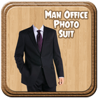 Man Office Photo Suit icône