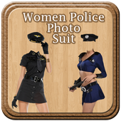 Women Police Photo Suit icon