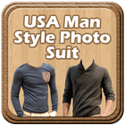 USA Man Style Photo Suit biểu tượng