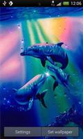 Sparkle Dolphins LWP captura de pantalla 1