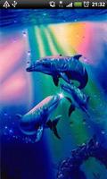 Sparkle Dolphins LWP captura de pantalla 2