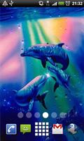 Sparkle Dolphins LWP captura de pantalla 3