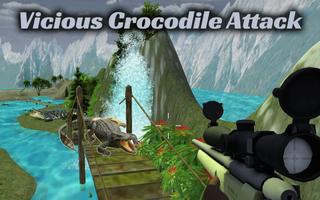 Crocodile Attack 2016-Sniper3D スクリーンショット 1