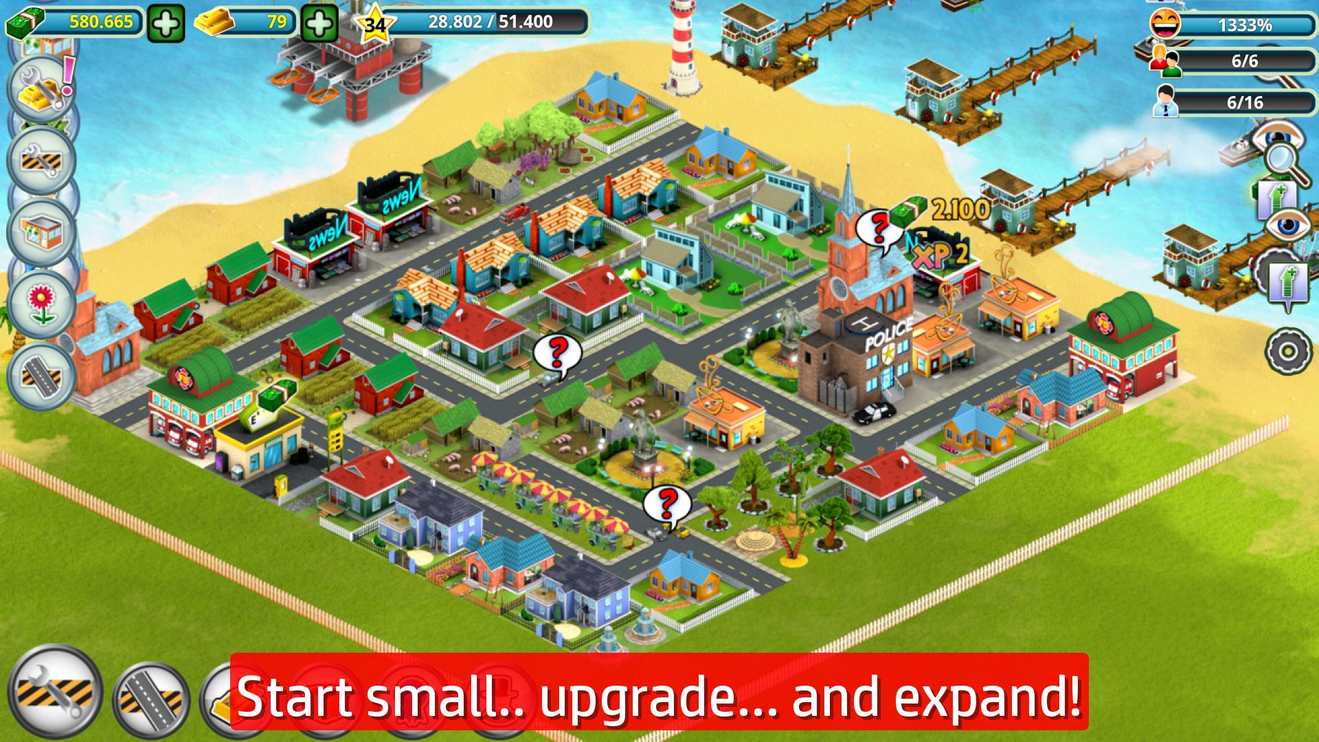 City Island Gold Sim Tycoon For Android Apk Download - island village tycoon roblox