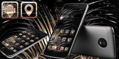 Tema negro dorado espumoso captura de pantalla 3