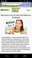 30-Day Diet Makeover Challenge تصوير الشاشة 2