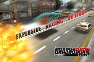 CRASH AND BURN RACING Plakat