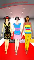 Mode-Modell dress up-Spiele Plakat