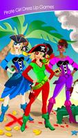 pirate fille habiller les jeux Affiche