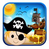 子供向けのアプリ 無料 人気 知育: 海賊ゲーム アイコン